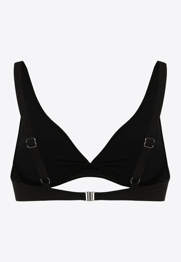 Isabel Marant Petra Plunging Bikini Top Black SG0015FAB2P02I_01BK