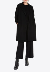 S Max Mara Arona Reversible Wool Coat Black 2429016111600ARONA_013