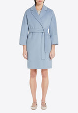 S Max Mara Arona Reversible Wool Coat Sky Blue 2429016111600ARONA_016