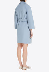 S Max Mara Arona Reversible Wool Coat Sky Blue 2429016111600ARONA_016