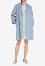 S Max Mara Arona Reversible Wool Coat Sky Blue 2429016111600ARONA_016