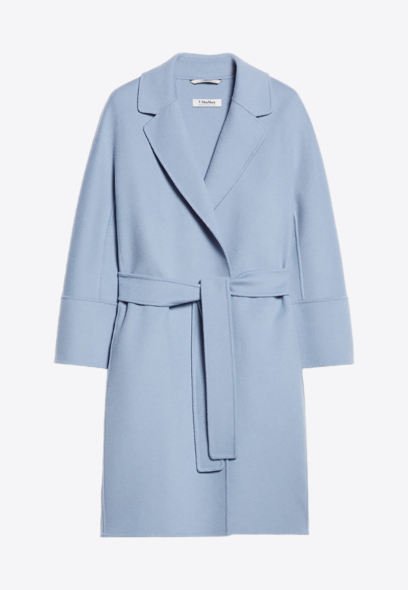 S Max Mara Arona Reversible Wool Coat Sky Blue 2429016111600ARONA_016