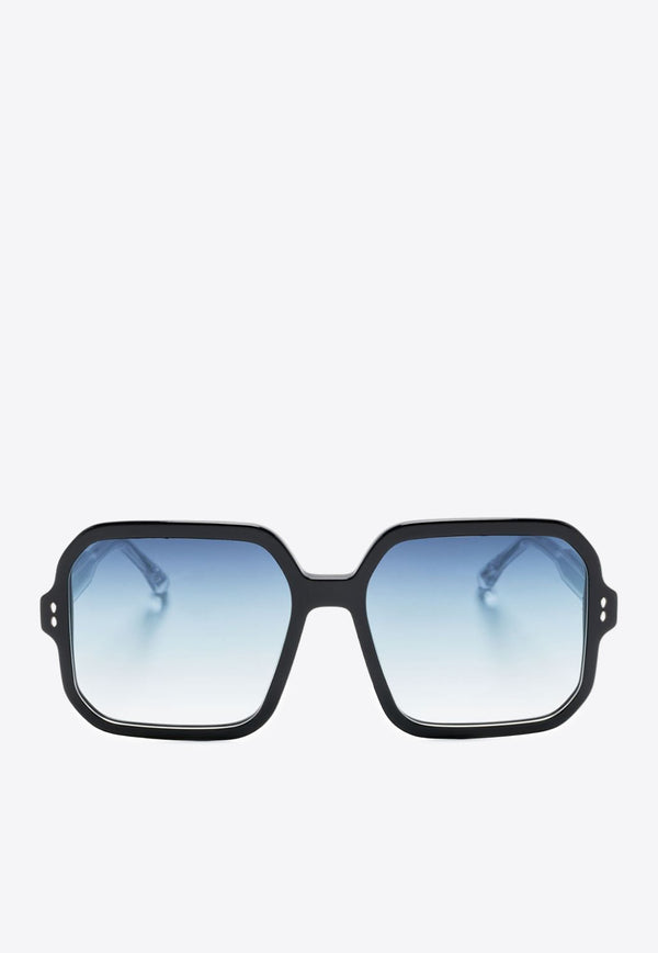 Isabel Marant Essential Oversized Square Sunglasses Blue IM0163S_807