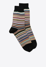 Paul Smith Logo Striped Ankle Socks Multicolor W1A131CIKMSTRP_92A