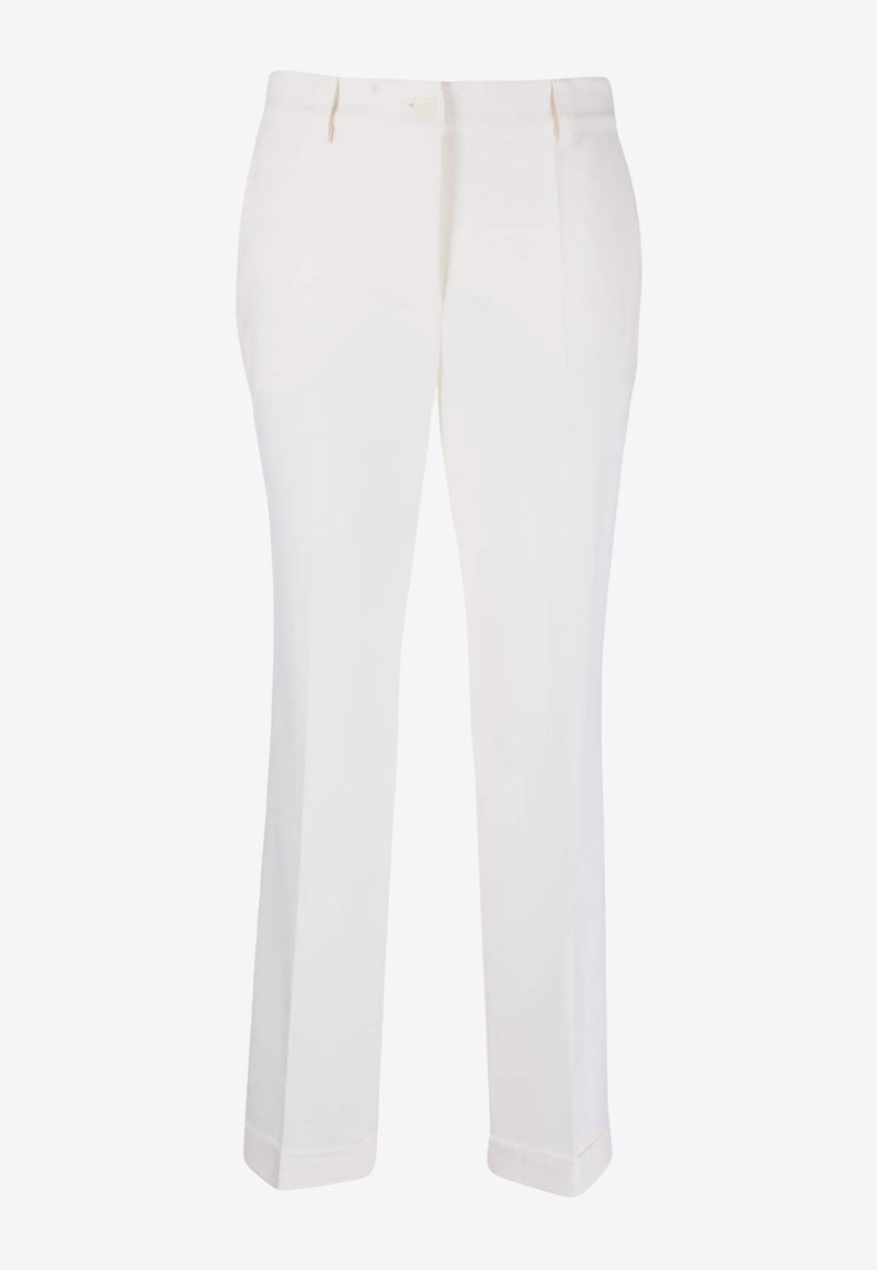 P.A.R.O.S.H Liliuxy High-Waist Tailored Pants White D231495LILIUXY23_002