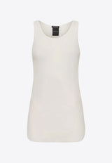 Ann Demeulemeester Mara Wrinkled Tank Top  White B0011982FA434_002