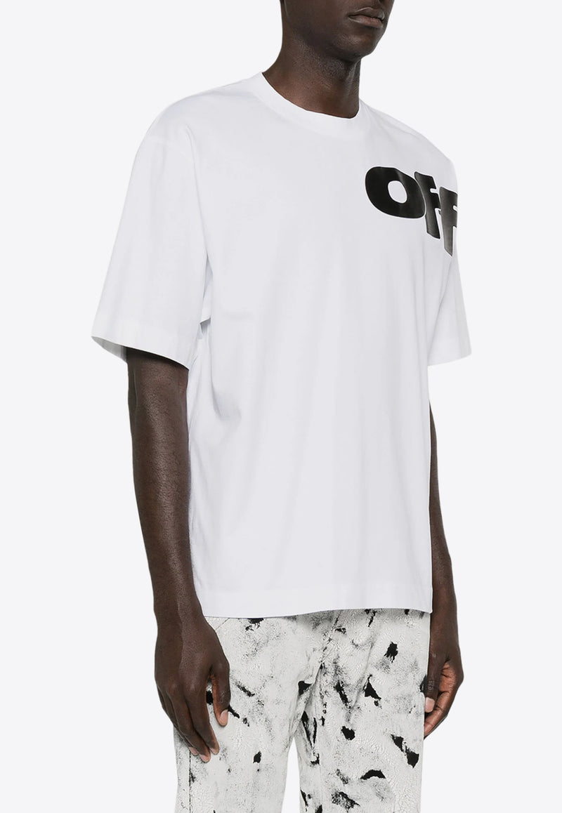 Off-White Shared Logo Crewneck T-shirt White OMAA120F24JER00G_0110