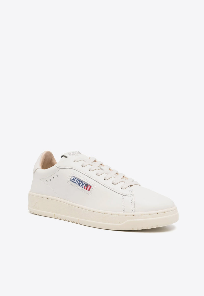 Autry Dallas Low-Top Leather Sneakers White ADLMMR_01