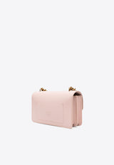 PINKO Mini Love One Leather Crossbody Bag Blush 100074A0F1_O81Q