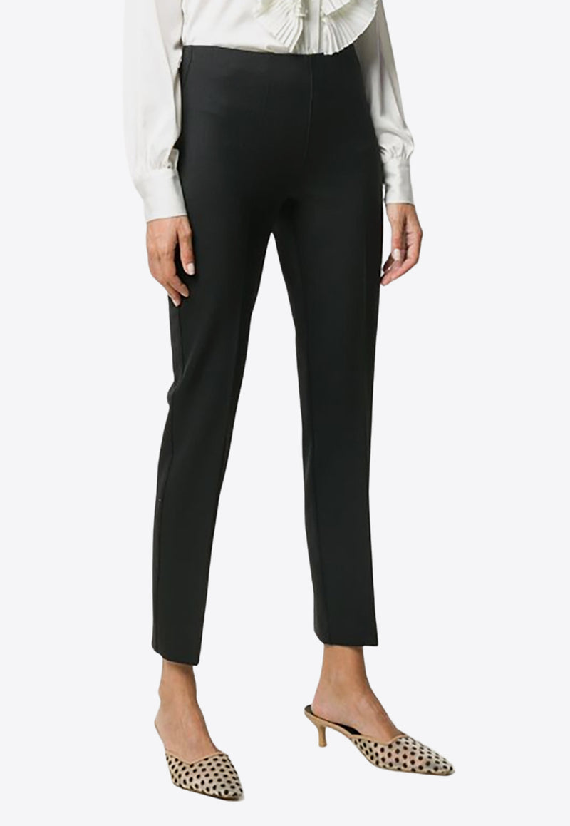 P.A.R.O.S.H Liliuxy Slim-Fit Cropped Pants Black D220003XLILIUXY24_013