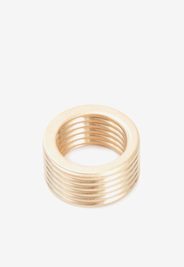 Maison Margiela Bolt and Nut Chunky Ring Gold SM0UQ0023SV0273_950