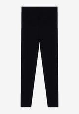 Balenciaga Logo Stretch Leggings 7932944E2B9/P_BALEN-1081 Black