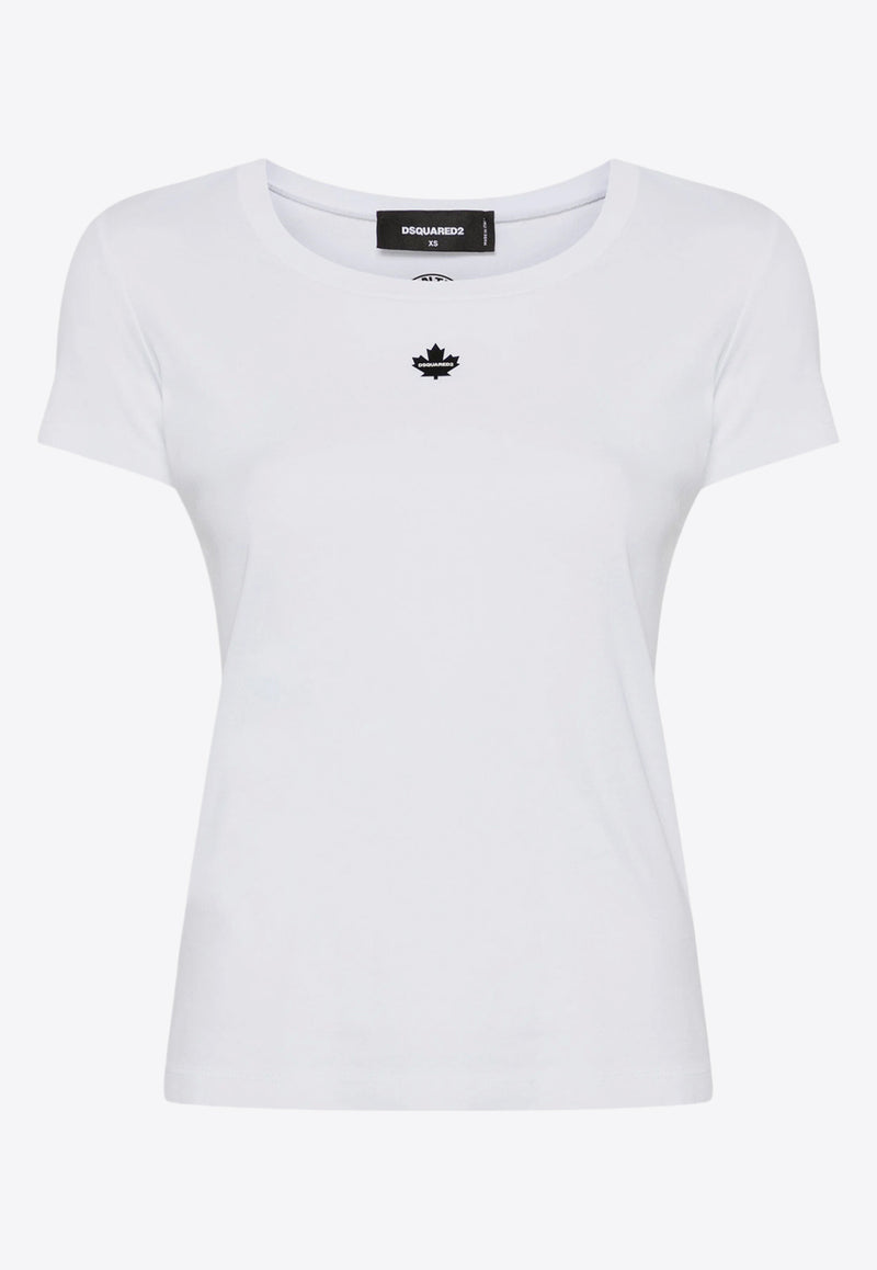 Dsquared2 Small Maple Leaf T-shirt White S75GD0427S23010_100