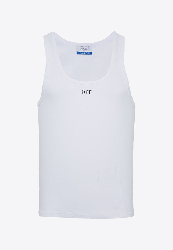 Off-White OFF Stamp Tank Top White OMUY006C99JER001_0110