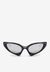 Balenciaga Runner Cat-Eye Sunglasses Gray 794303T0007/P_BALEN-1891