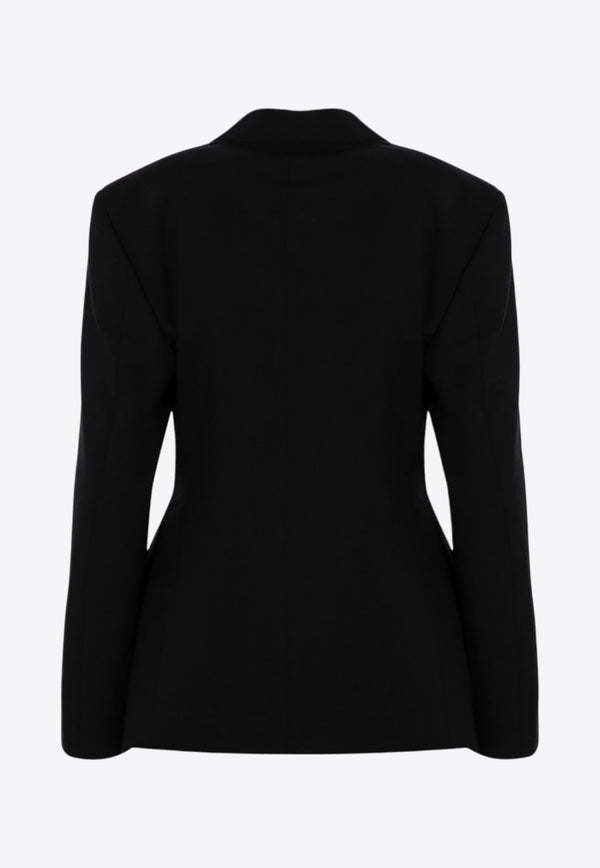 Balenciaga Single-Breasted Wool Blazer Black 794533TOT03/P_BALEN-1000