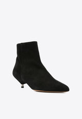 Isabel Marant 45 Suede Ankle Boots Black BO0121FAB3A11S_01BK