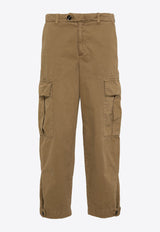 PINKO Sonata Tapered Cargo Pants Brown 103856A20O_L64