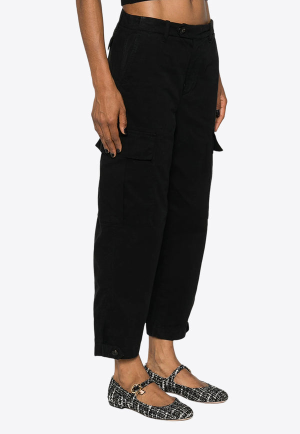 PINKO Sonata Tapered Cargo Pants Black 103856A20O_Z99