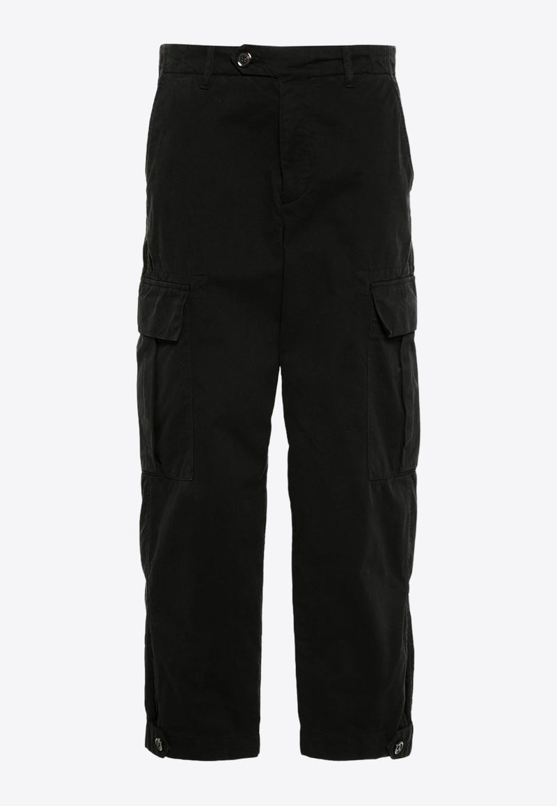 PINKO Sonata Tapered Cargo Pants Black 103856A20O_Z99