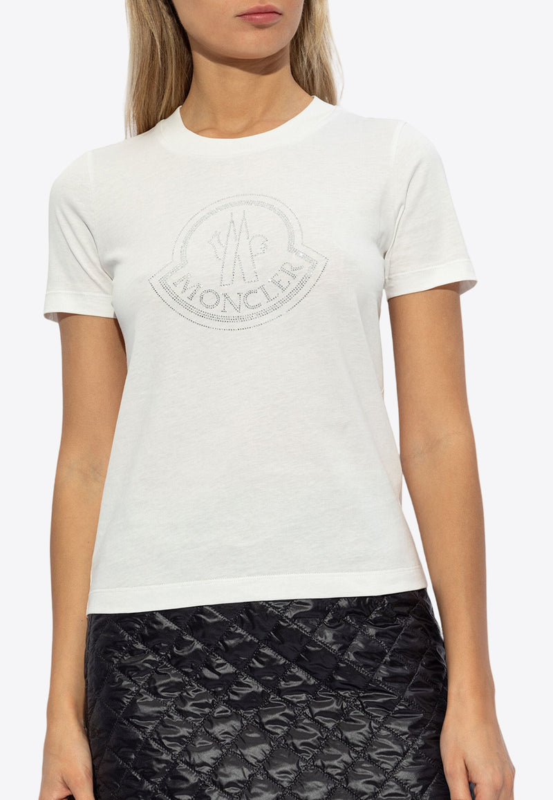 Moncler Studded Logo T-shirt White J20938C00017829FB_033