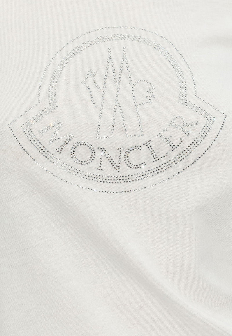 Moncler Studded Logo T-shirt White J20938C00017829FB_033