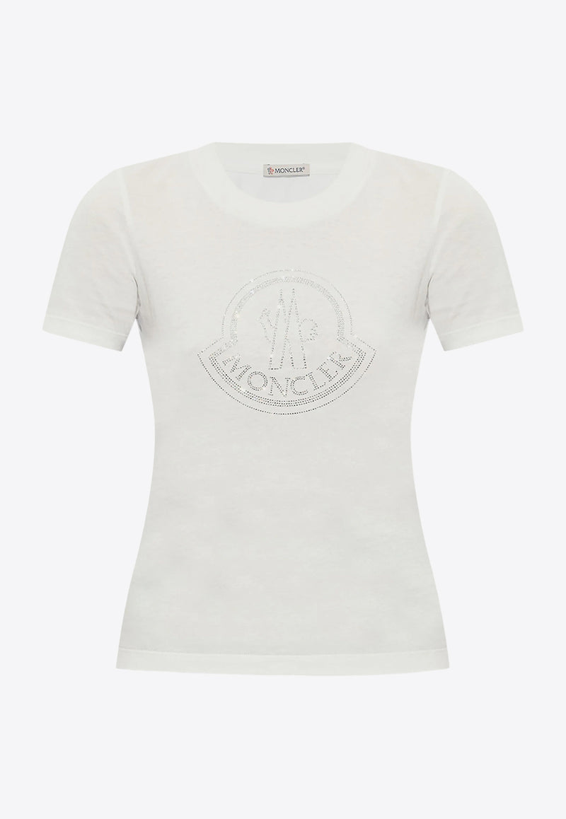 Moncler Studded Logo T-shirt White J20938C00017829FB_033