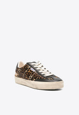 Golden Goose DB Soul Star Leopard Print Leather Sneakers Brown GWF00464F005051_81472