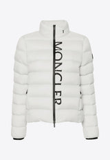 Moncler Cerces Logo Puffer Jacket Off-white J20931A0007353333_90D