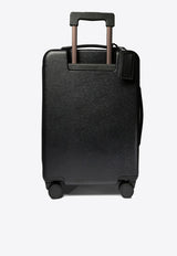 Prada Triangle Logo Leather Suitcase Black 2VQ006VOOO2C0N_F0002