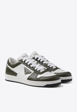 Prada Downtown Low-Top Leather Sneakers Monochrome 2EE364FD0013LOI_F008L