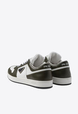 Prada Downtown Low-Top Leather Sneakers Monochrome 2EE364FD0013LOI_F008L