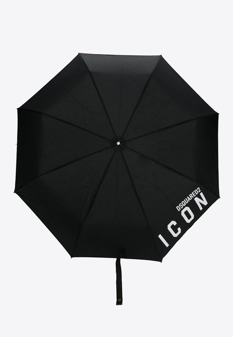 Dsquared2 Be Icon Logo Umbrella Black ITM014016802214_M063