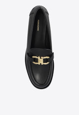 Salvatore Ferragamo Maryan Leather Loafers Black 01H704 MARYAN 2 769755-NERO