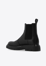 Salvatore Ferragamo Dollie Calf Leather Ankle Boots Black 01H402 DOLLIE 769818-NERO