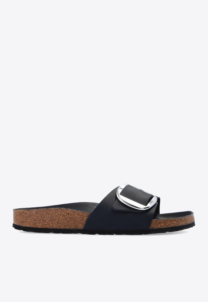 Birkenstock Madrid Big Buckle Slides Black 1006523 0-BLACK