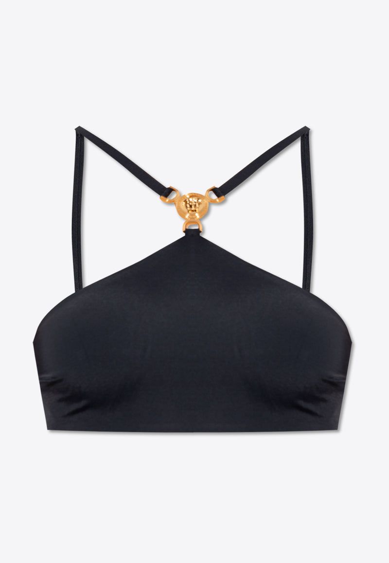 Versace Medusa 
95 Bikini Top Black 1012229 1A08812-1B000