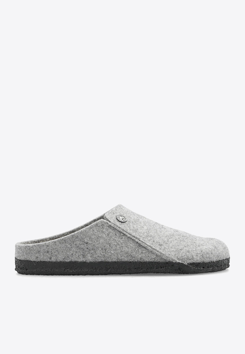 Birkenstock Zermatt Rivet Felt Mules Gray 1014934 0-LIGHT GRAY