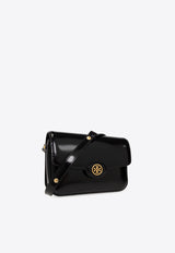 Tory Burch Robinson Leather Shoulder Bag Black 143122 0-001