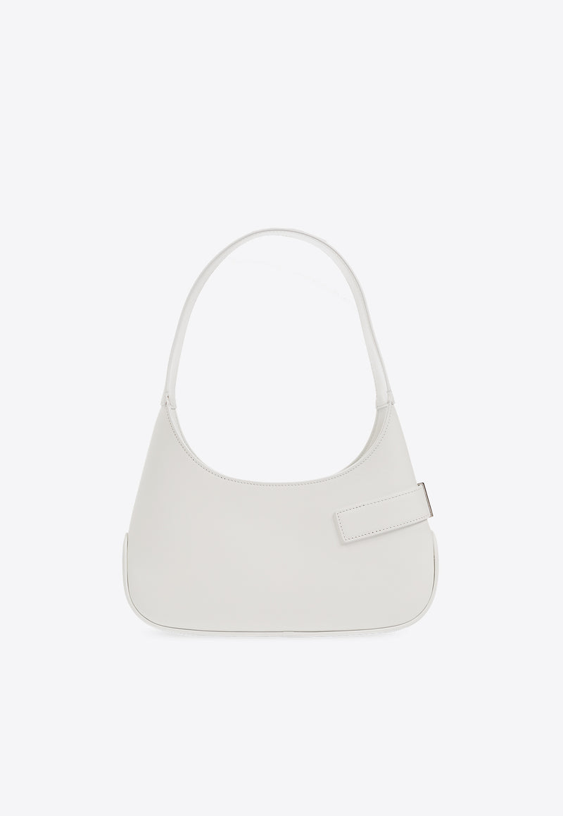 Salvatore Ferragamo Medium Archive Calf Leather Shoulder Bag White 216295 ARCHIVE SH M 768596-OPTIC WHITE