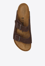 Birkenstock Arizona Double-Buckle Slides Brown 1022457 0-DESERT BUCK ROAST