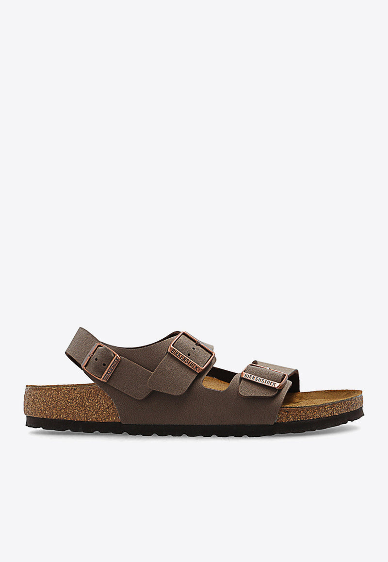 Birkenstock Milano Buckle Sandals Brown 634501 0-MOCHA