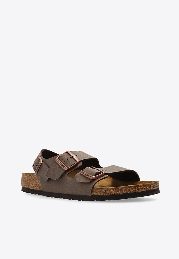 Birkenstock Milano Buckle Sandals Brown 634501 0-MOCHA