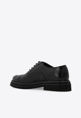 Dolce 
Gabbana Brushed Leather Oxford Shoes Black A20159 A1203-80999