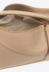 Loewe Puzzle Leather Top Handle Bag A510P49X12 0-SAND