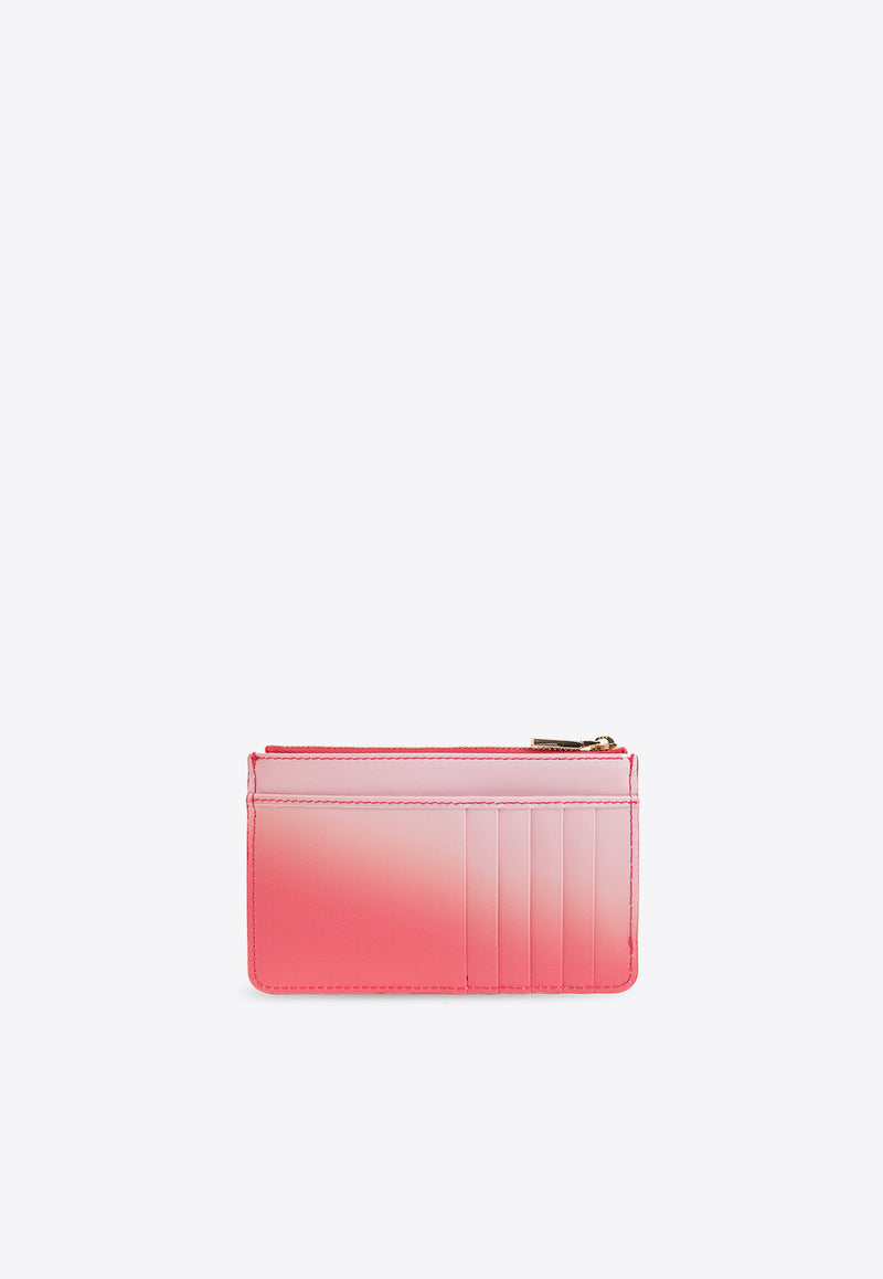 Dolce 
Gabbana DG Logo Ombre Leather Cardholder Pink BI1261 AS204-HF5AC