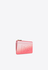 Dolce 
Gabbana DG Logo Ombre Leather Cardholder Pink BI1261 AS204-HF5AC