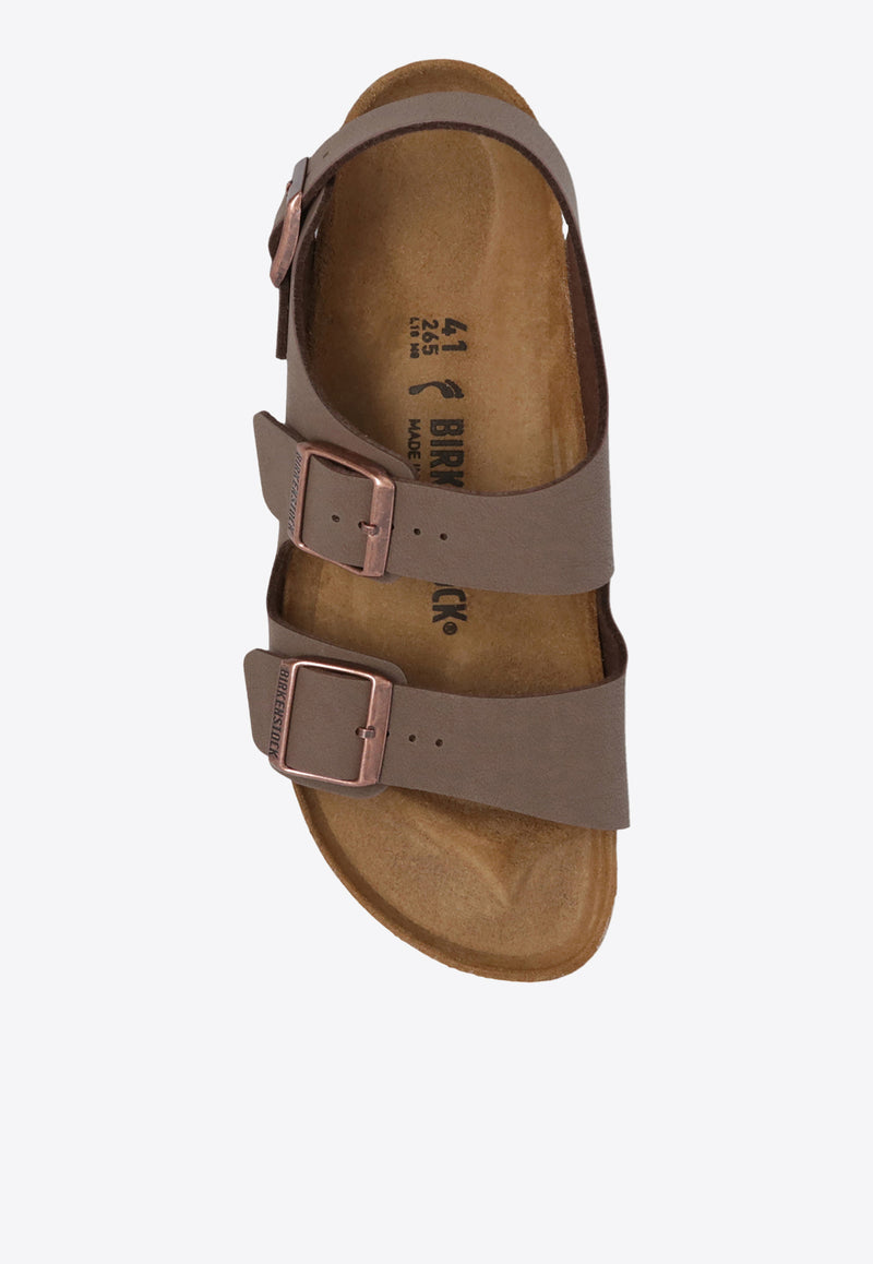 Birkenstock Milano Buckle Sandals Brown 634503 0-MOCHA