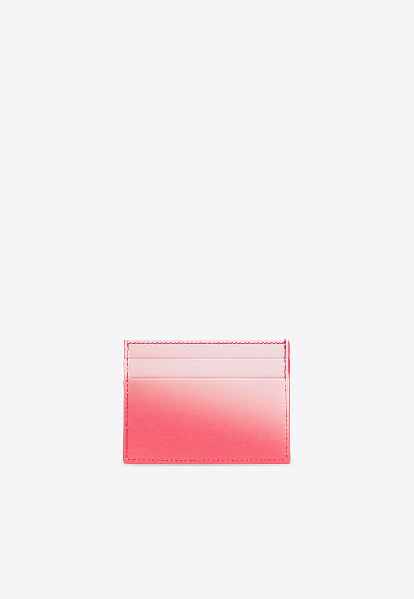 Dolce 
Gabbana DG Logo Leather Ombre Cardholder Pink BI0330 AS204-HF5AC