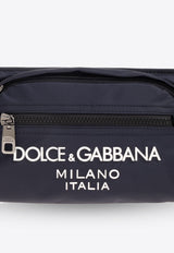 Dolce 
Gabbana Logo Nylon Belt Bag Navy BM2218 AG182-8C653